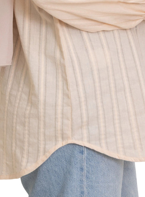 Latte V-Neck Shirt